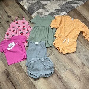 Toddler Girls Summer Bundle, Size 3T
